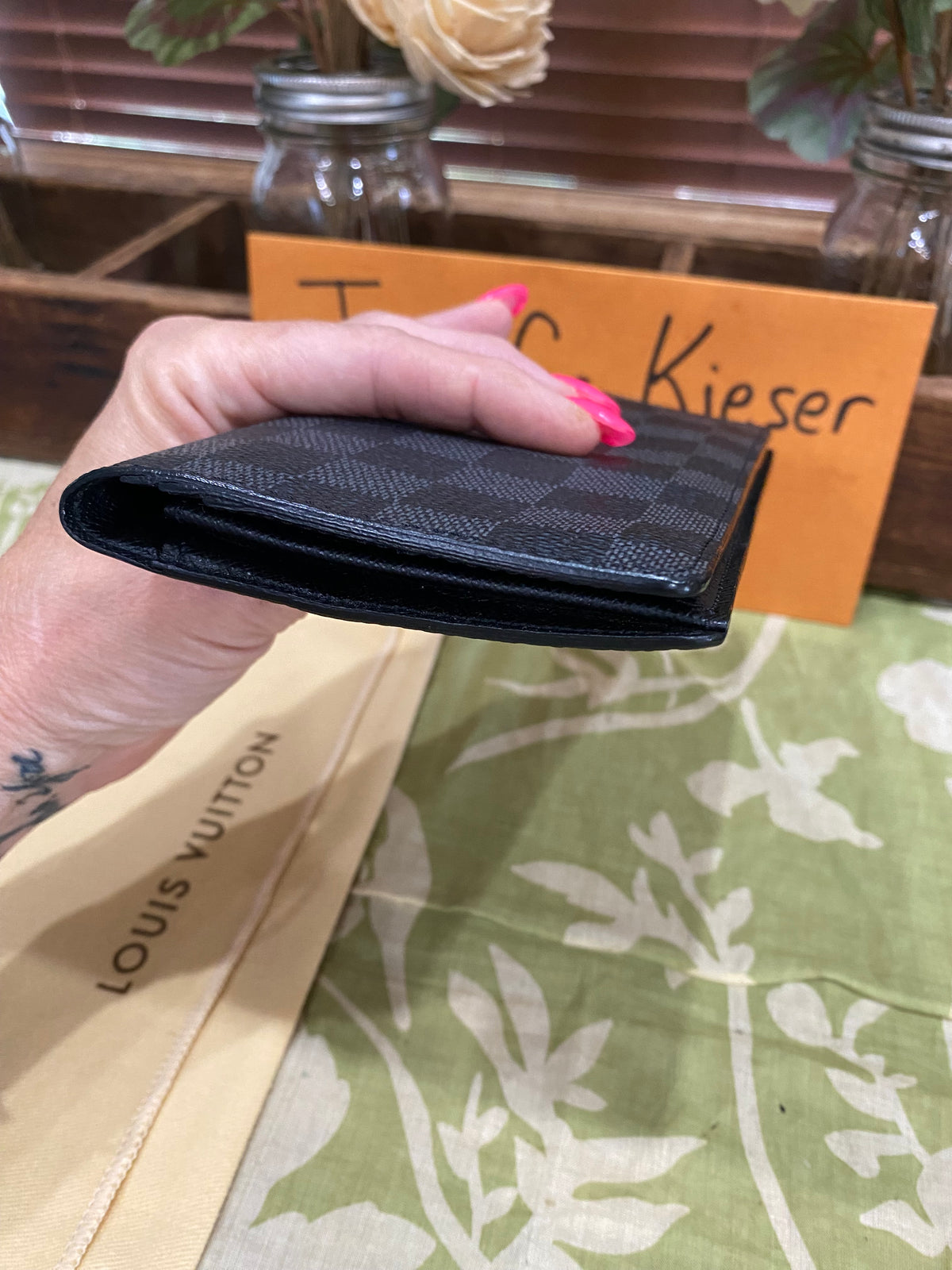 Brazza Wallet in Graphite