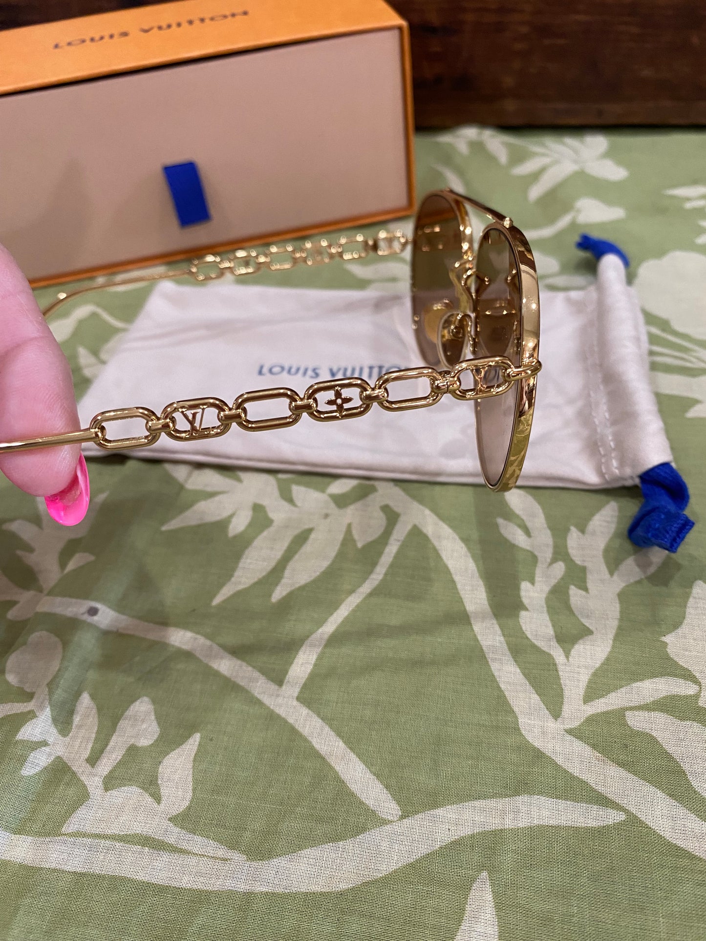 NEW My Chain Pilot Aviator Sunglasses