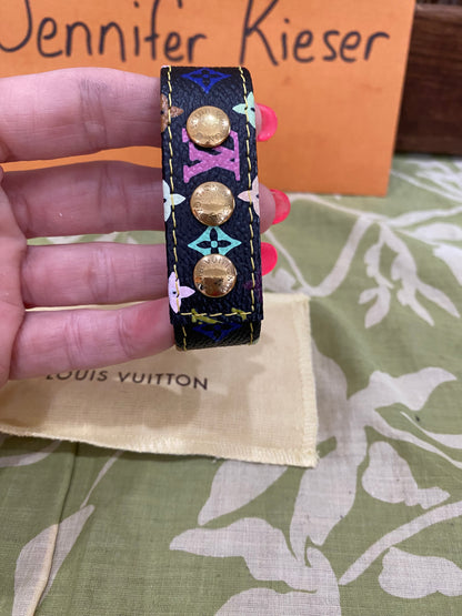 Multicolored Monogram Roppongi/VIP Snap Bracelet