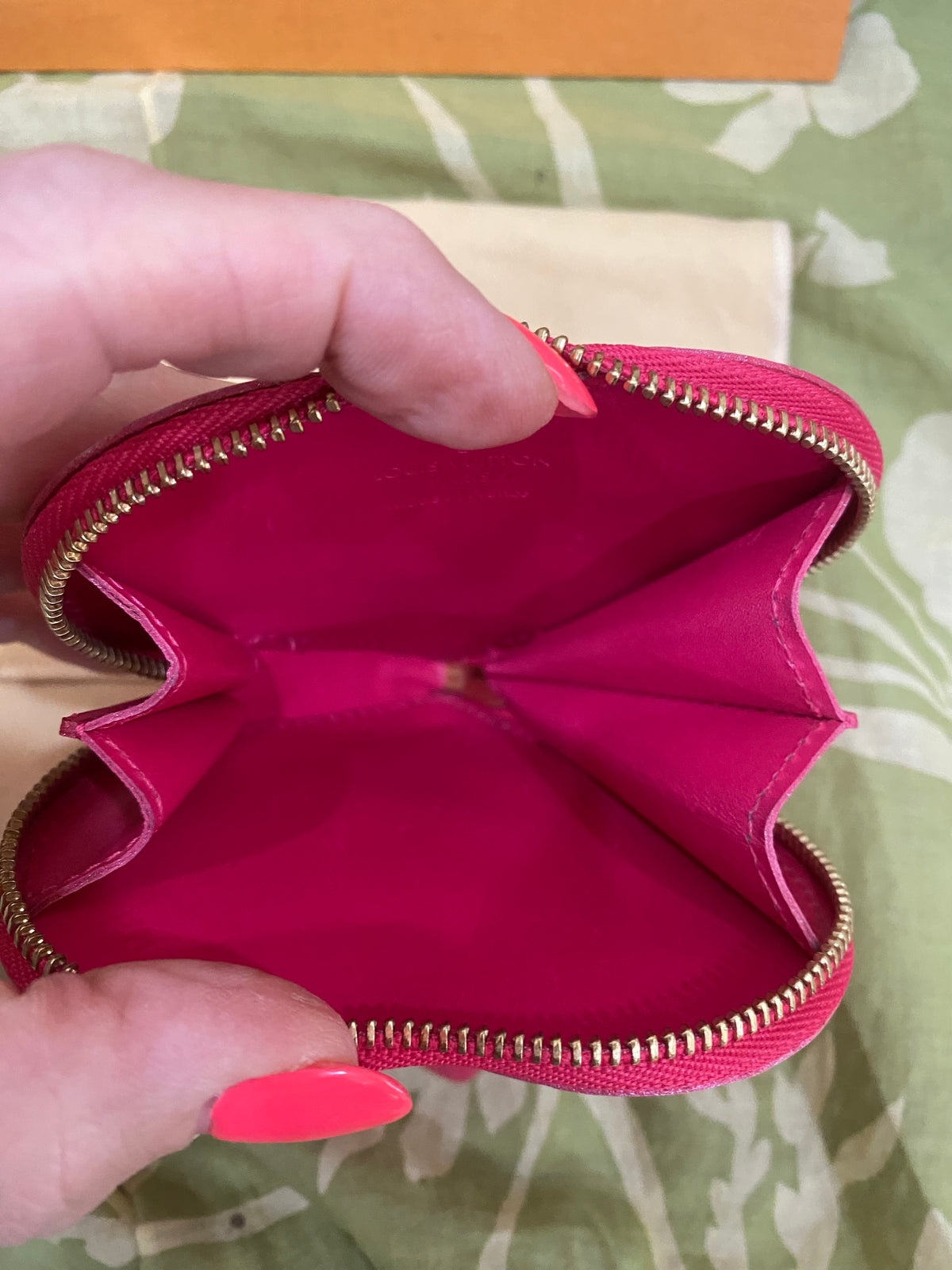 Vernis Porte Monnaie Heart Coin Purse/Bag Charm