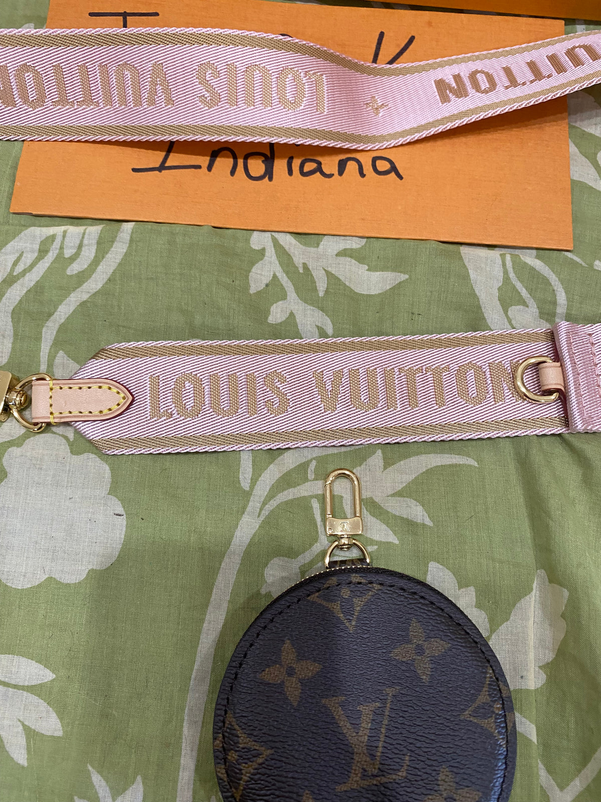 NEW Jacquard Removable Adjustable Strap and Coin Pouch