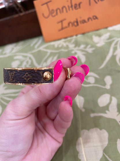 Monogram Jonck Wild Bangle Cuff Bracelet
