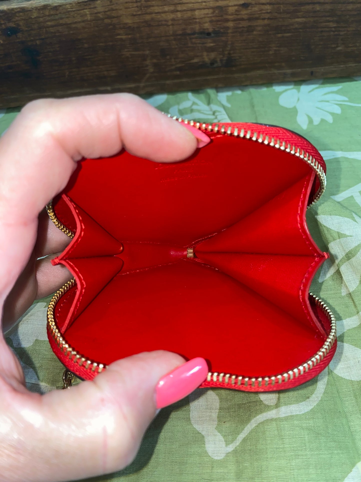 Vernis Sweet Porte Monnaie Coer Heart Coin Purse/Bag Charm