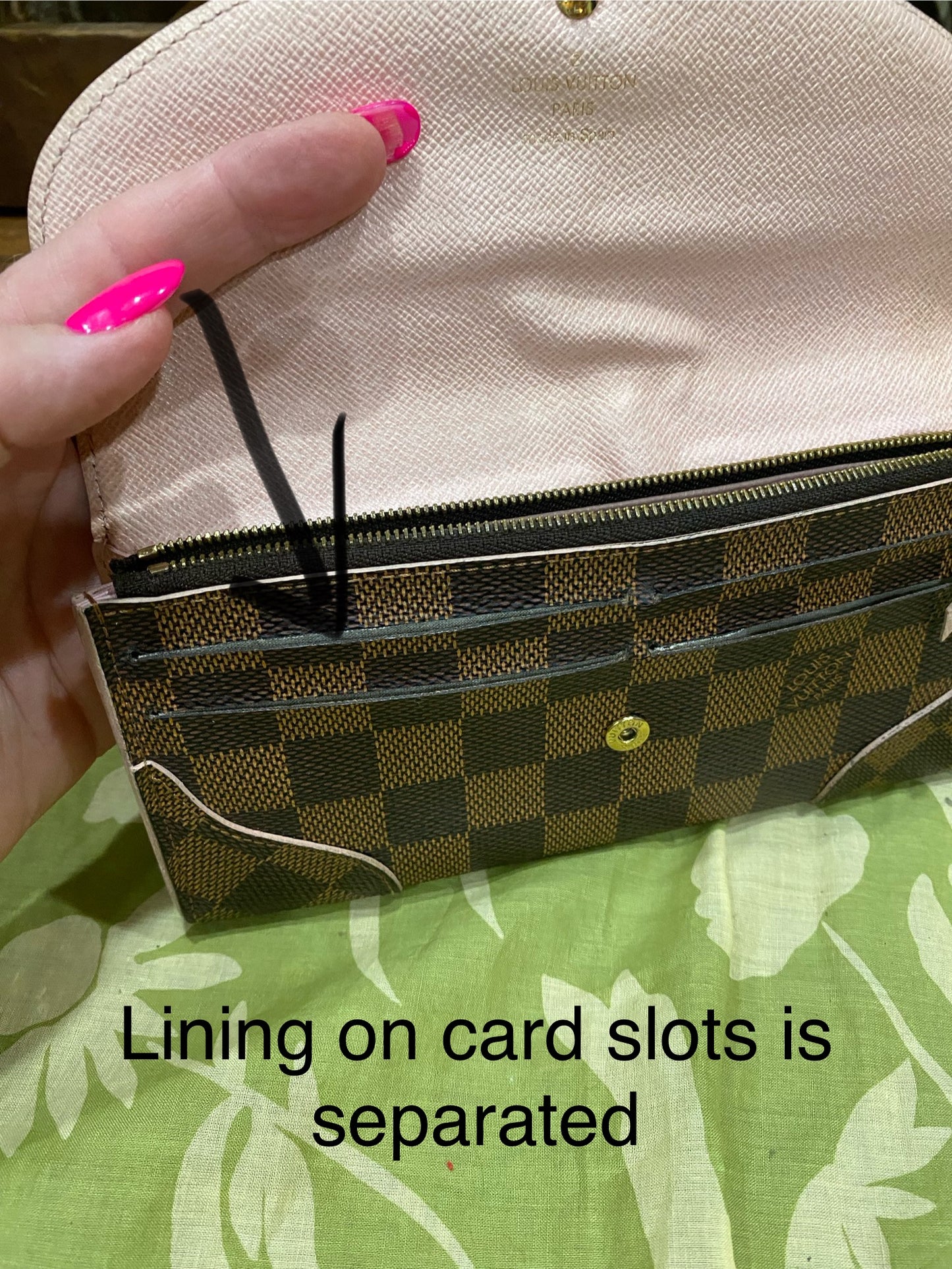 Caissa Wallet in Damier