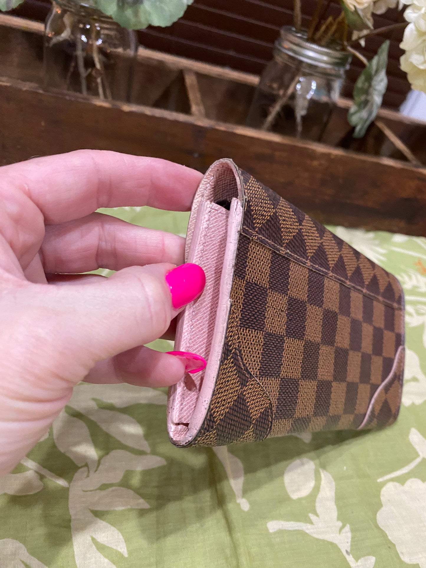 Caissa Wallet in Damier