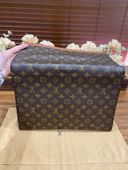 Vintage Porte Document Business Envelope Clutch