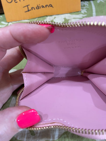 Pink Vernis Heart Coin Purse/Bag Charm