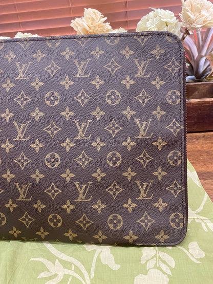 Vintage Porte Document Portfolio Clutch