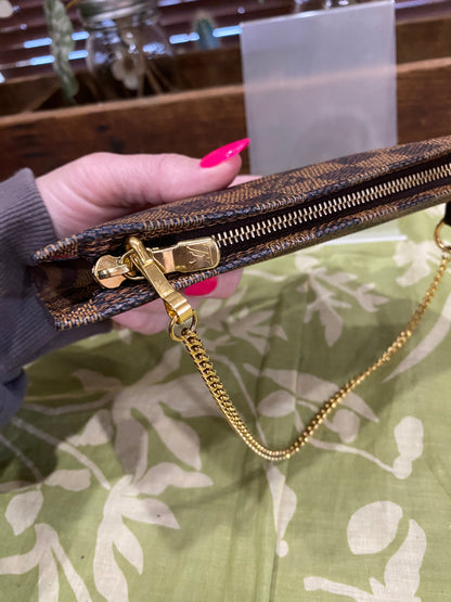 Bucket Pouch PM in DE print-comes with original wristlet strap