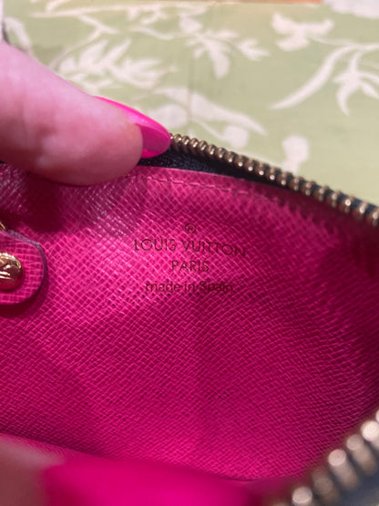 Black Multicolor Pochette Cles NM Key Pouch