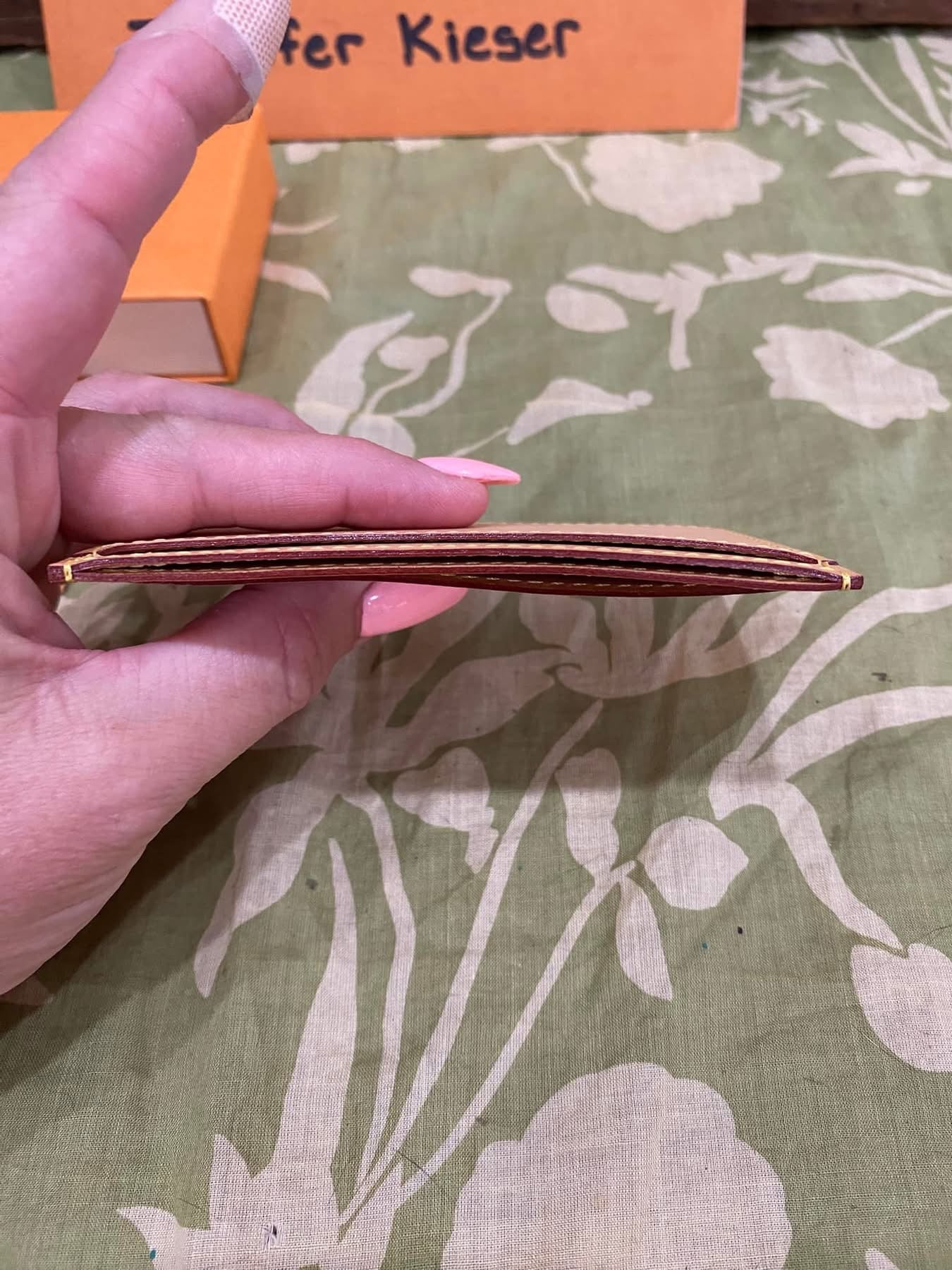 Vachetta Porte Cartes Voyage Credit Card Case