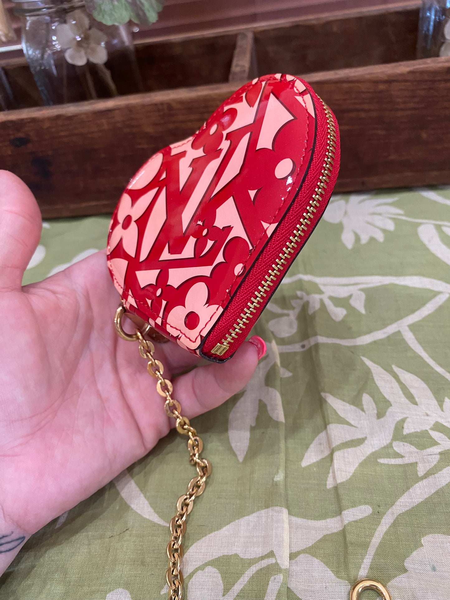 Vernis Sweet Porte Monnaie Coer Heart Coin Purse/Bag Charm