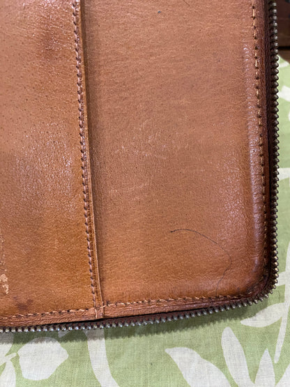 Vintage Zip Around Passport Cover