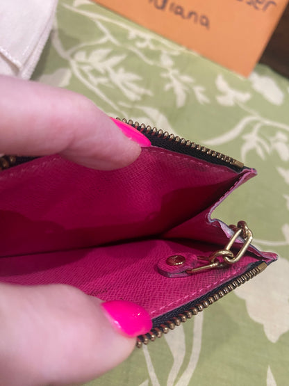 Black Multicolor Pochette Cles NM Key Pouch