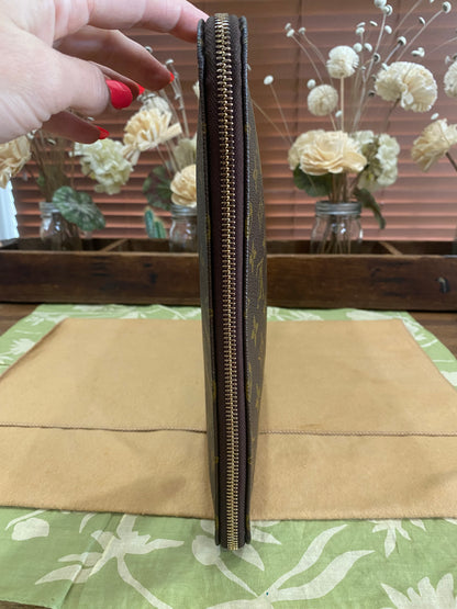 Vintage Porte Document Portfolio Clutch