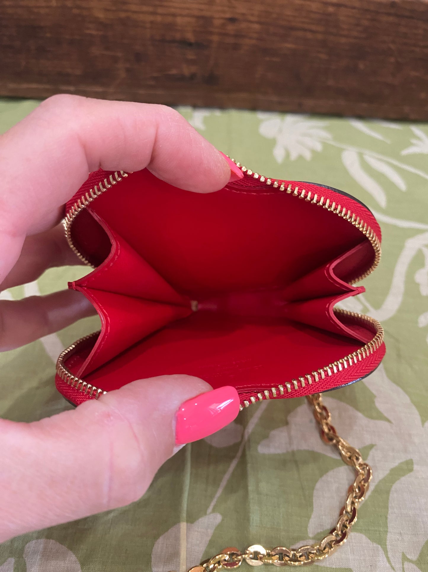 Vernis Sweet Porte Monnaie Coer Heart Coin Purse/Bag Charm