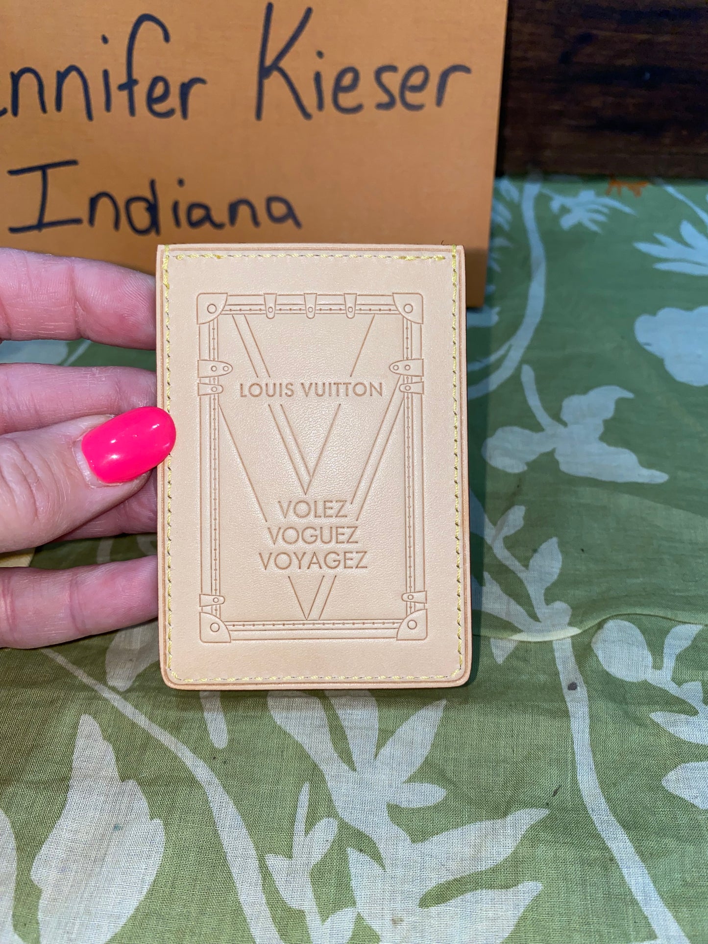 Vachetta Credit Card Case