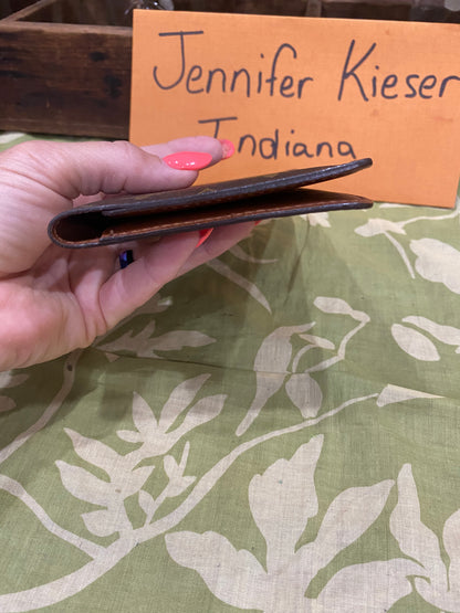 Checkbook Cover (with three credit card slots)