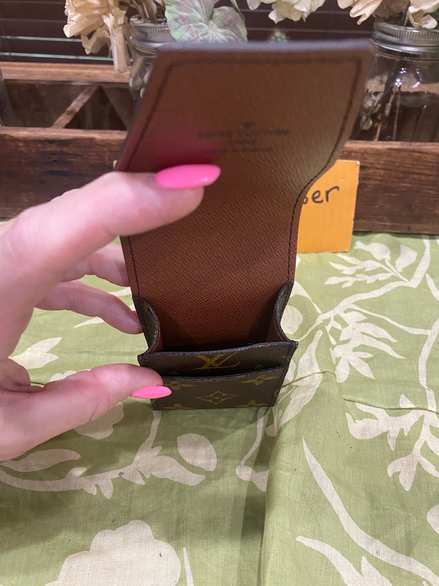 Cigarette Case(holds credit cards, lipstick, tampons, Kleenex..)