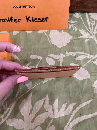 Vachetta Porte Cartes Voyage Credit Card Case