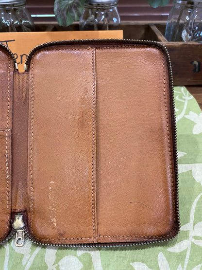 Vintage Zip Around Passport Cover