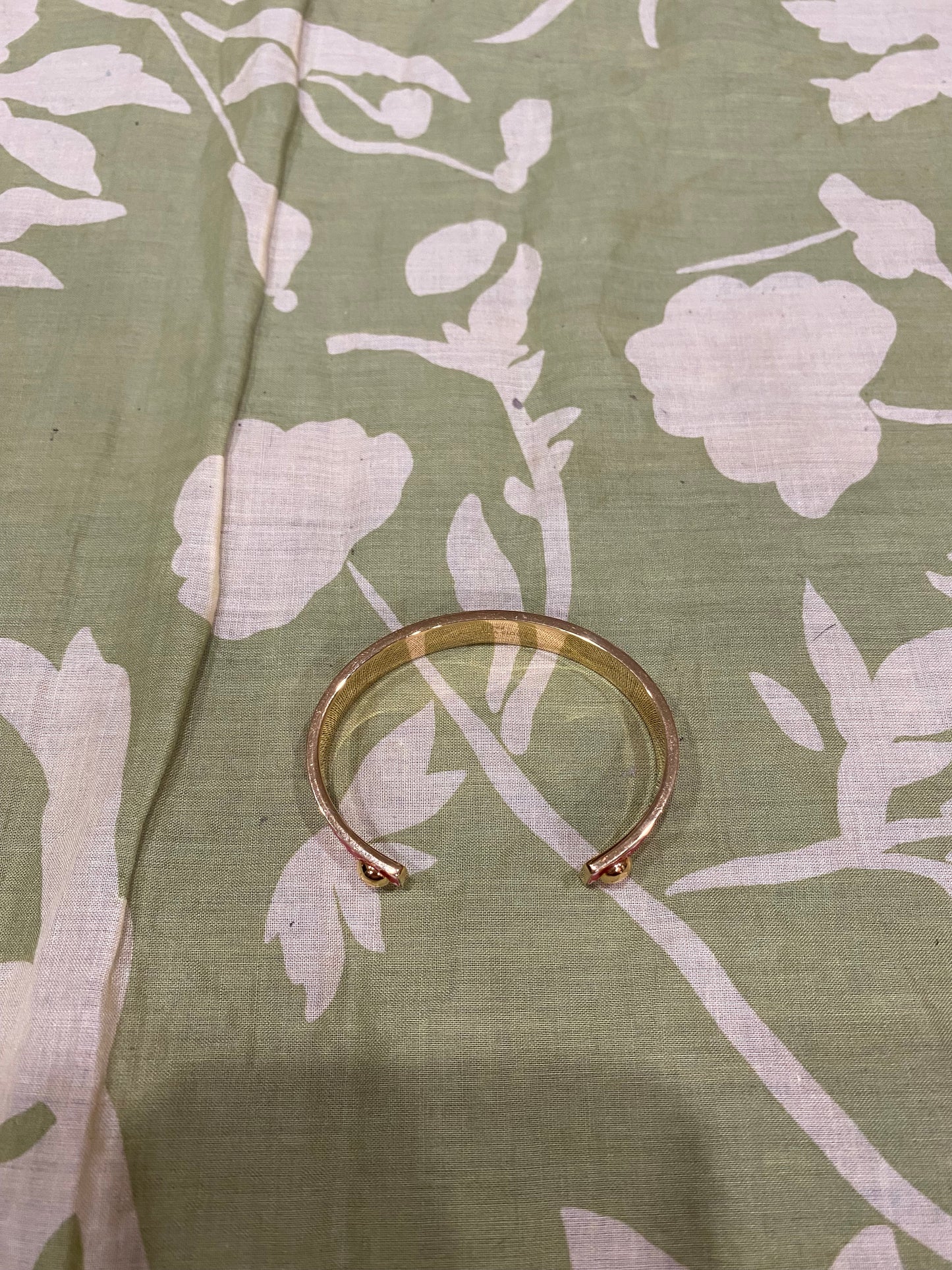 Monogram Jonck Wild Bangle Cuff Bracelet (red)