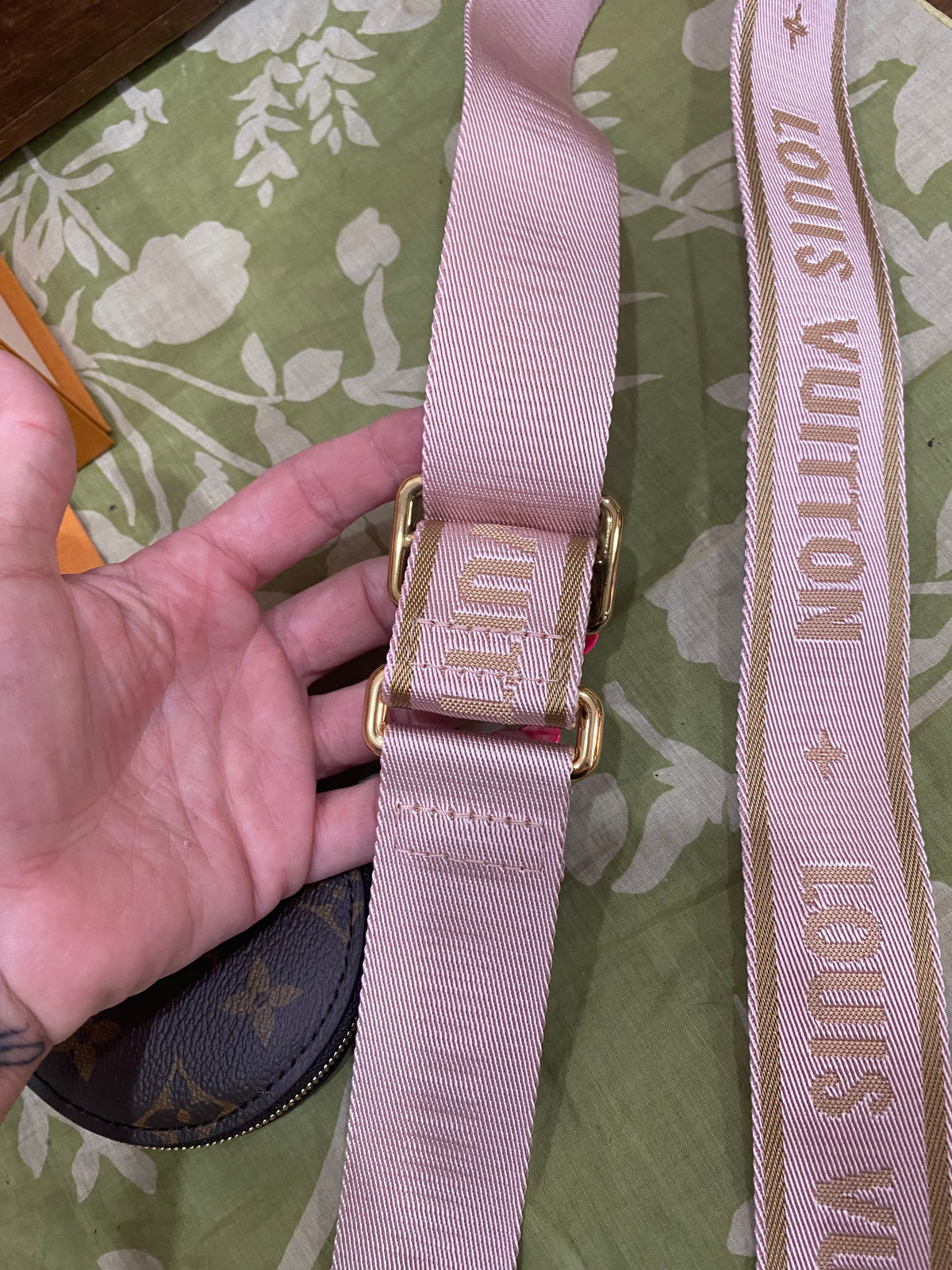 NEW Jacquard Removable Adjustable Strap and Coin Pouch