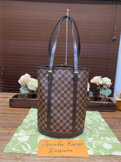 Bucket Bag GM Damier Ebene