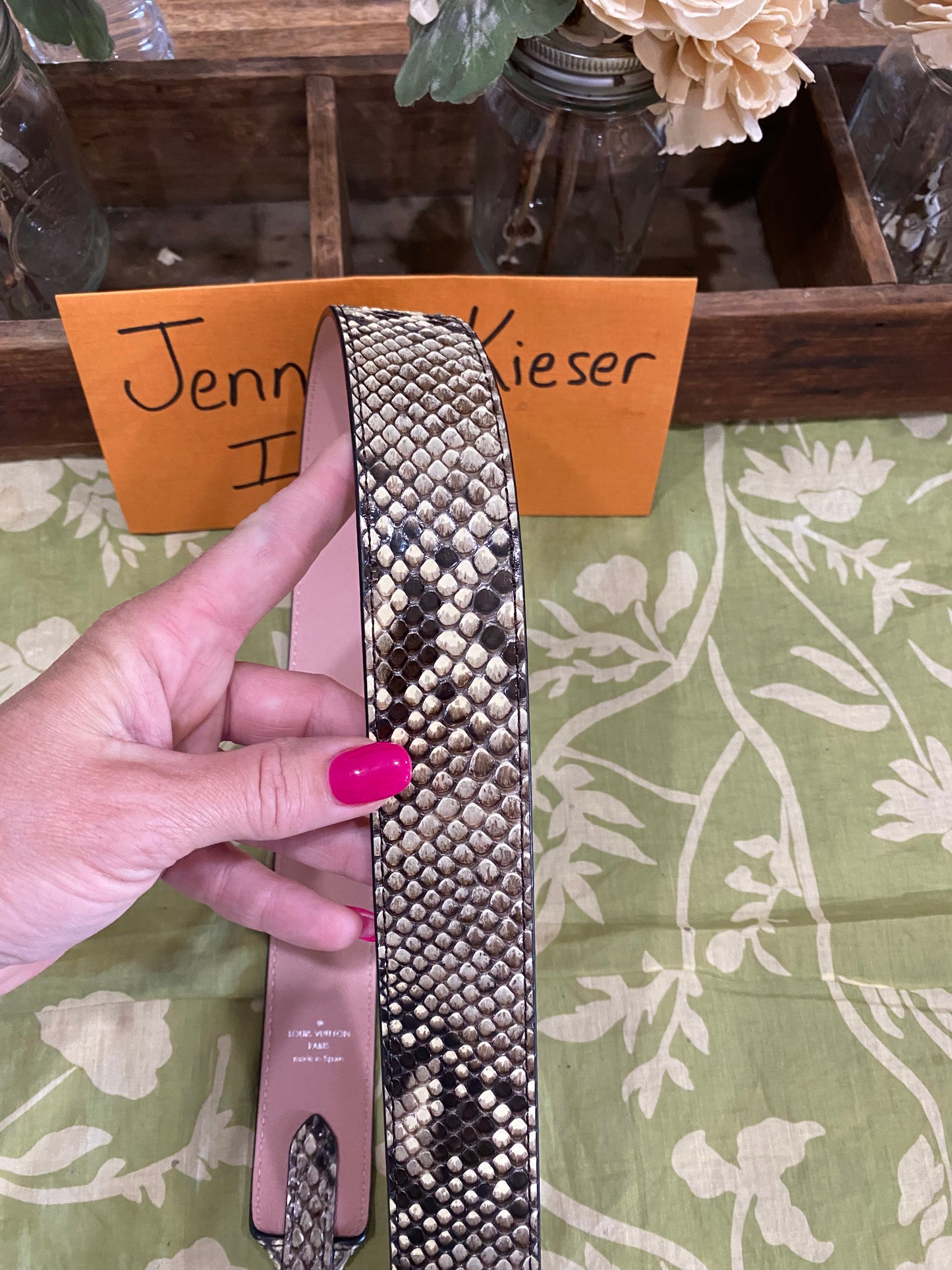 LE Python Bandouliere Shoulder Strap