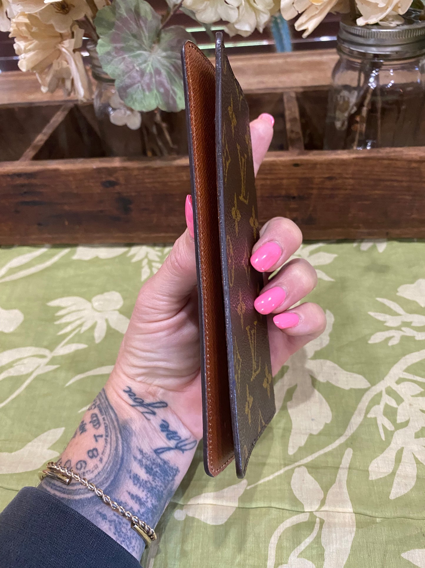 Vintage Checkbook Cover