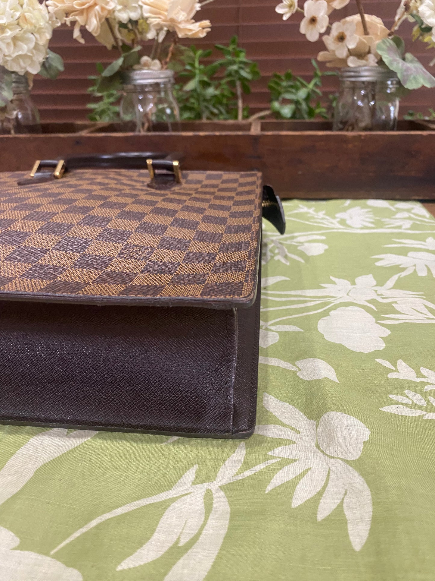 Venice PM Sac Plat in Damier Ebene