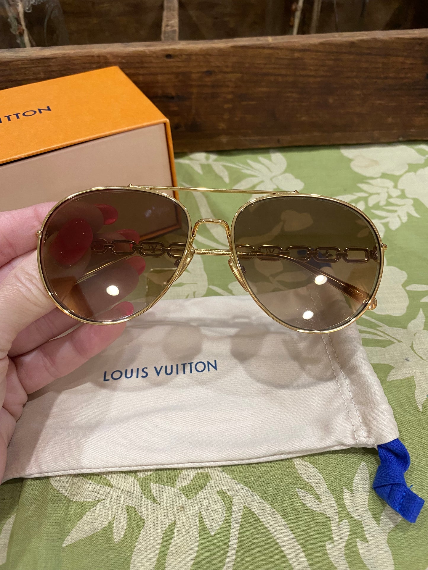 NEW My Chain Pilot Aviator Sunglasses