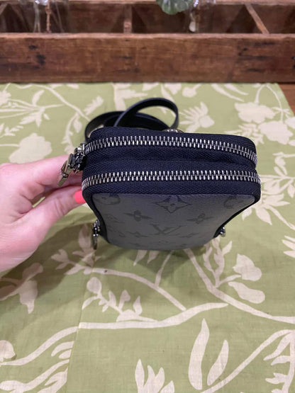 Reverse Monogram Eclipse Double Phone Pouch