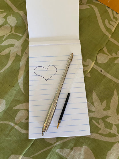 Silver Tone Twist Top Pen