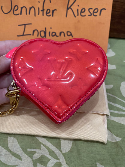 Vernis Porte Monnaie Heart Coin Purse/Bag Charm
