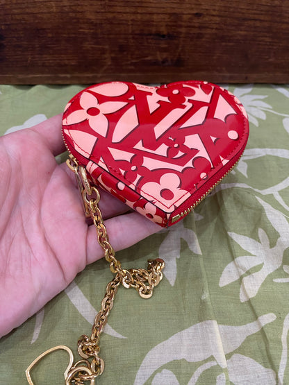 Vernis Sweet Porte Monnaie Coer Heart Coin Purse/Bag Charm