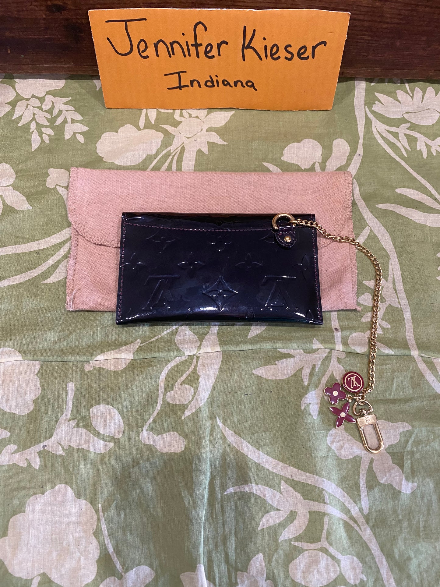 Vernis Envelope Plate Pouch (black)