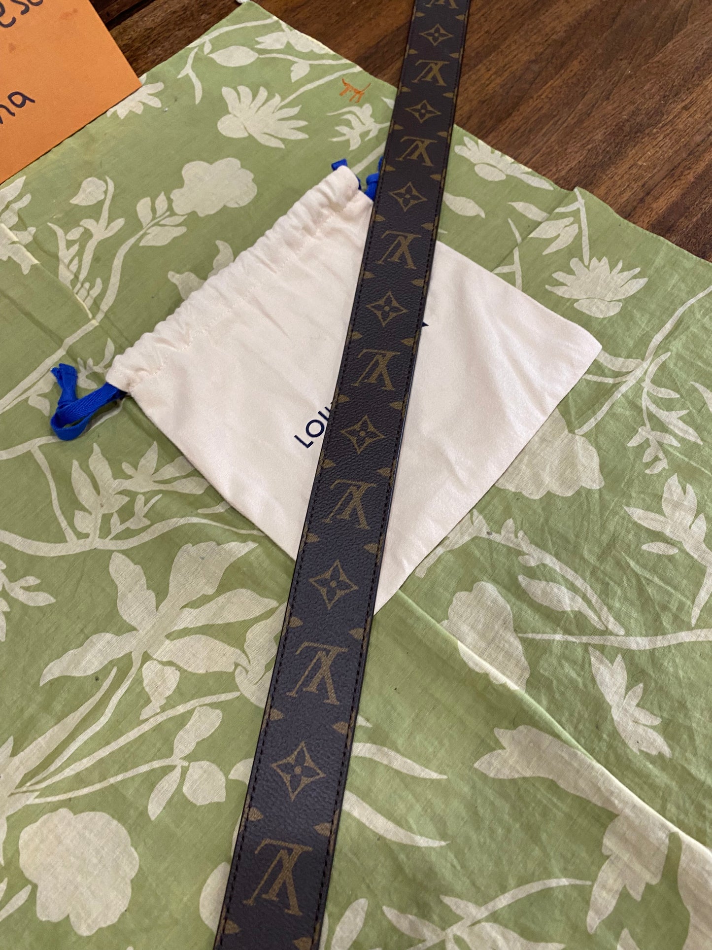 Monogram/Rose Ballerine Bandouliere Shoulder Strap