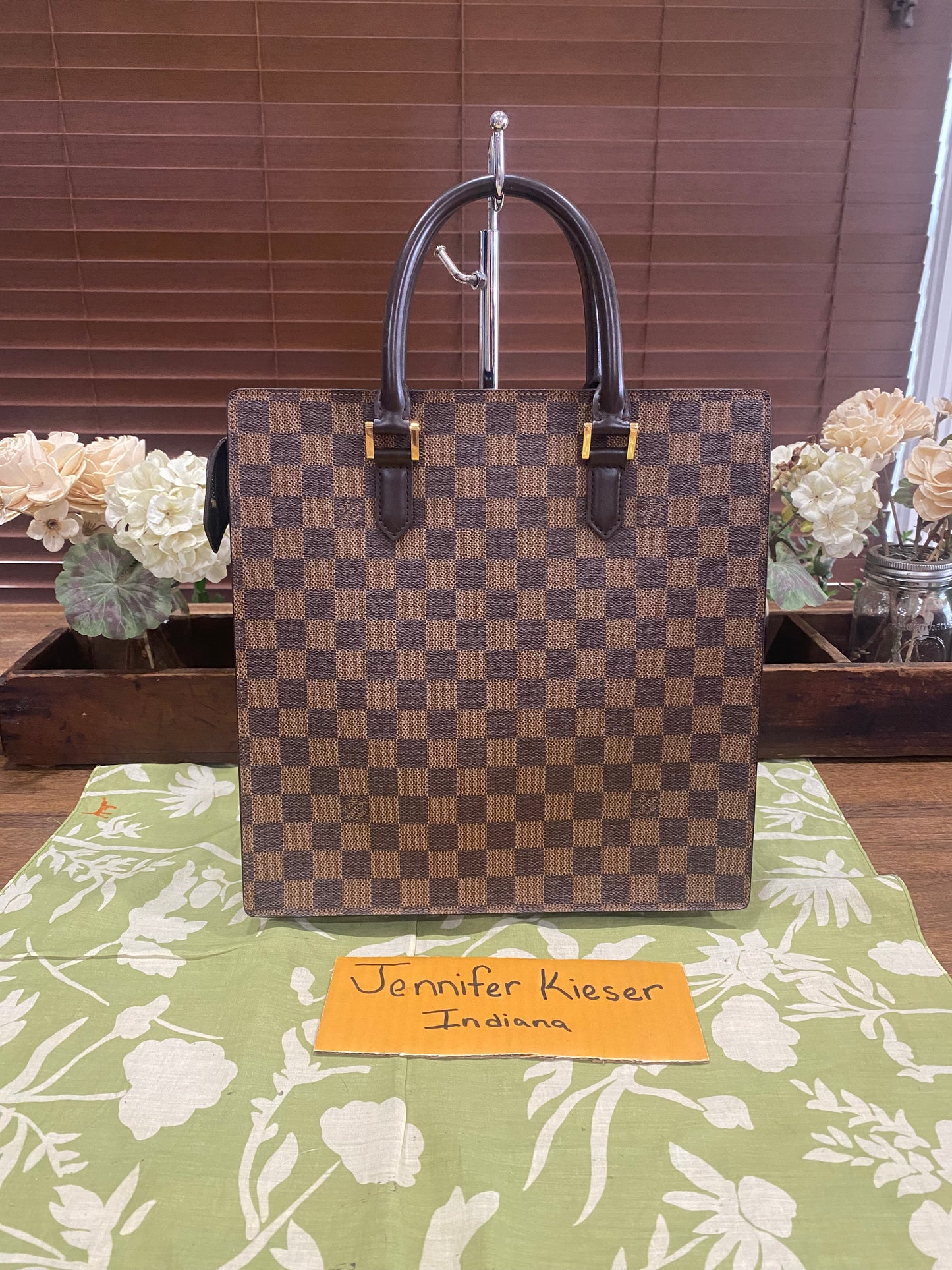 Venice PM Sac Plat in Damier Ebene
