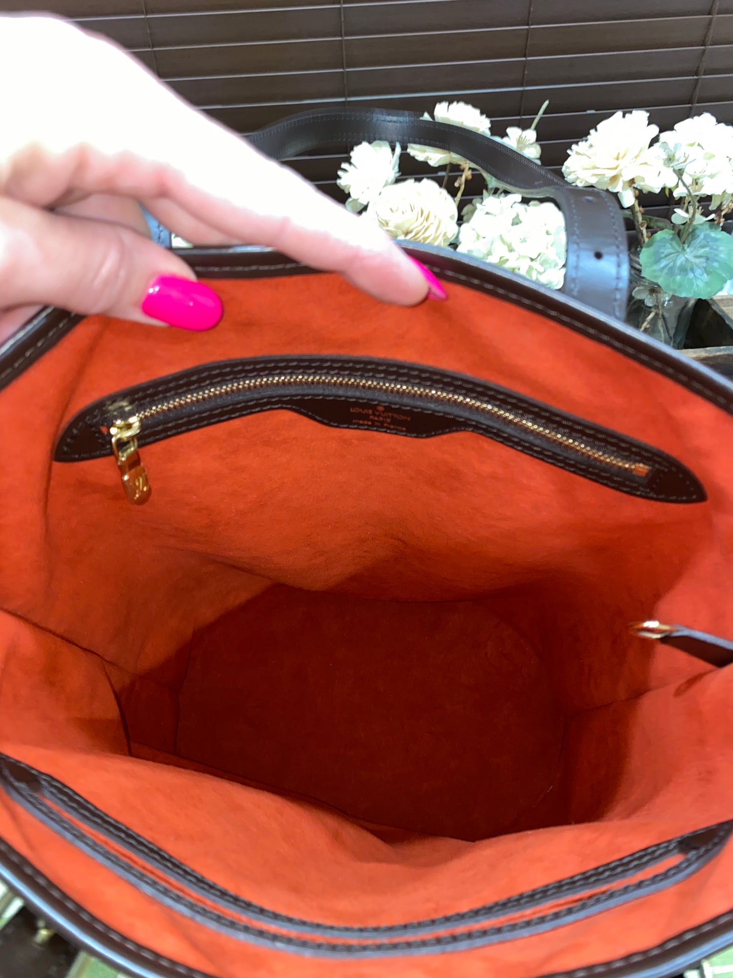 Bucket Bag GM Damier Ebene