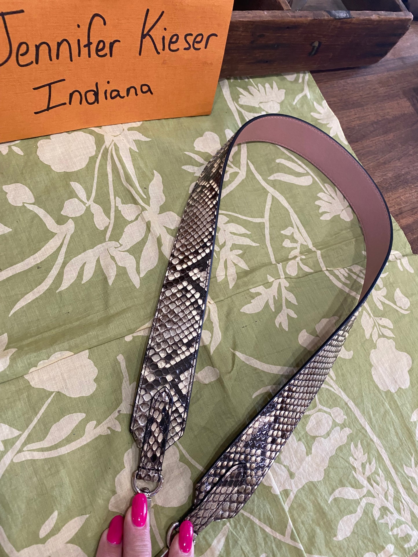LE Python Bandouliere Shoulder Strap