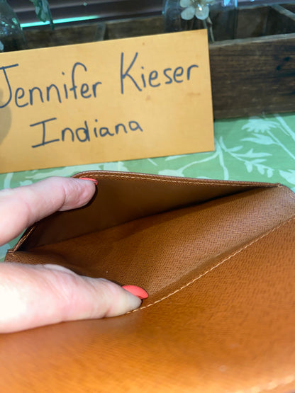 Checkbook Cover (with three credit card slots)