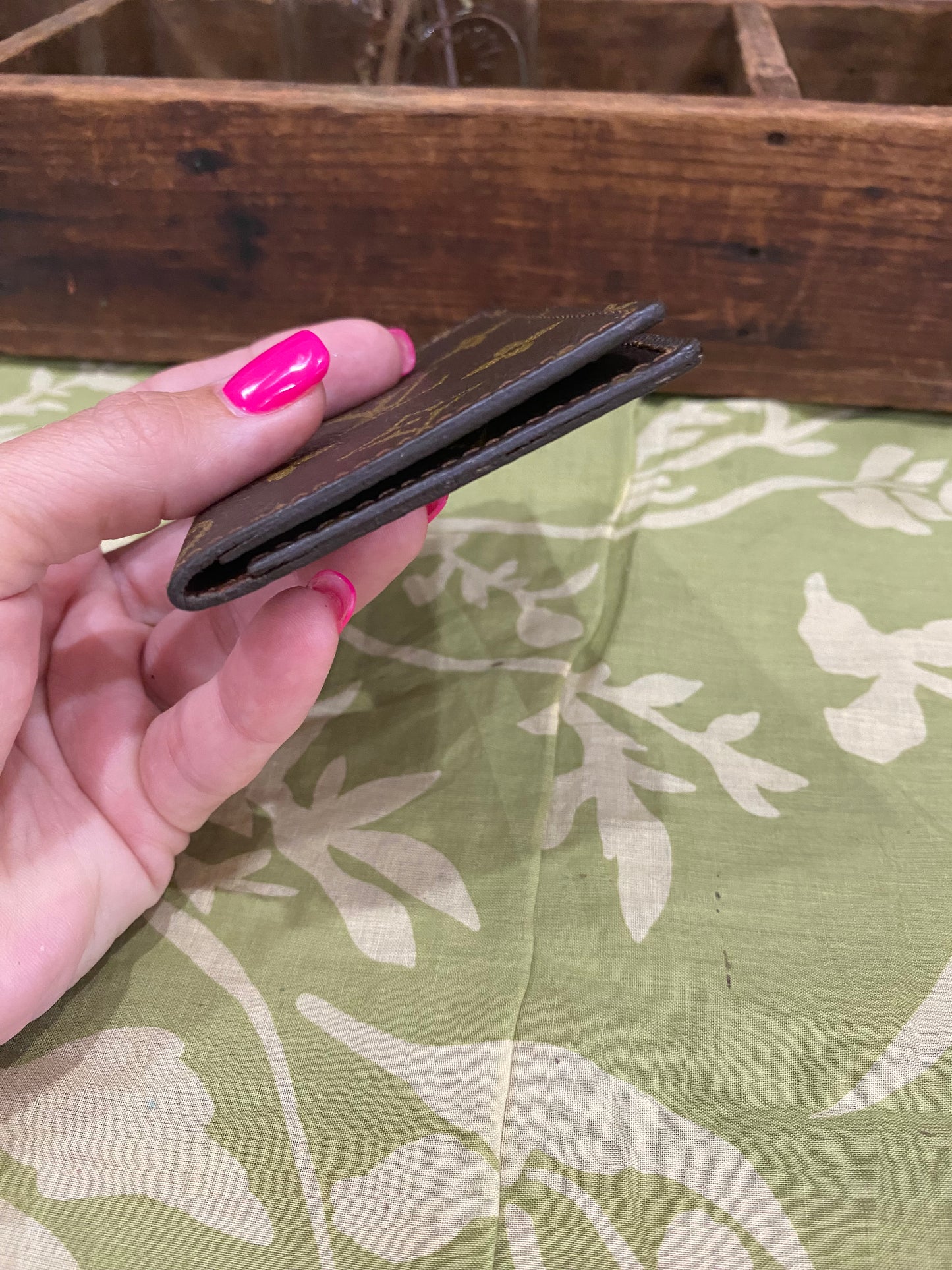 Vintage Credit Card Holder/Pocket Organizer