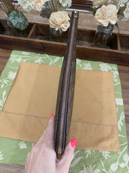 Vintage Porte Document Portfolio Clutch