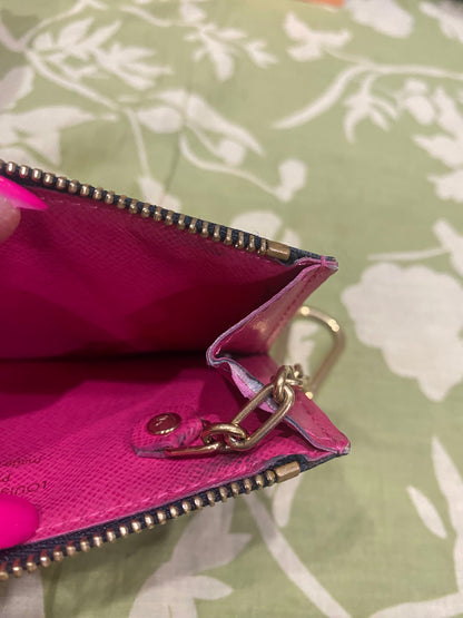 Black Multicolor Pochette Cles NM Key Pouch