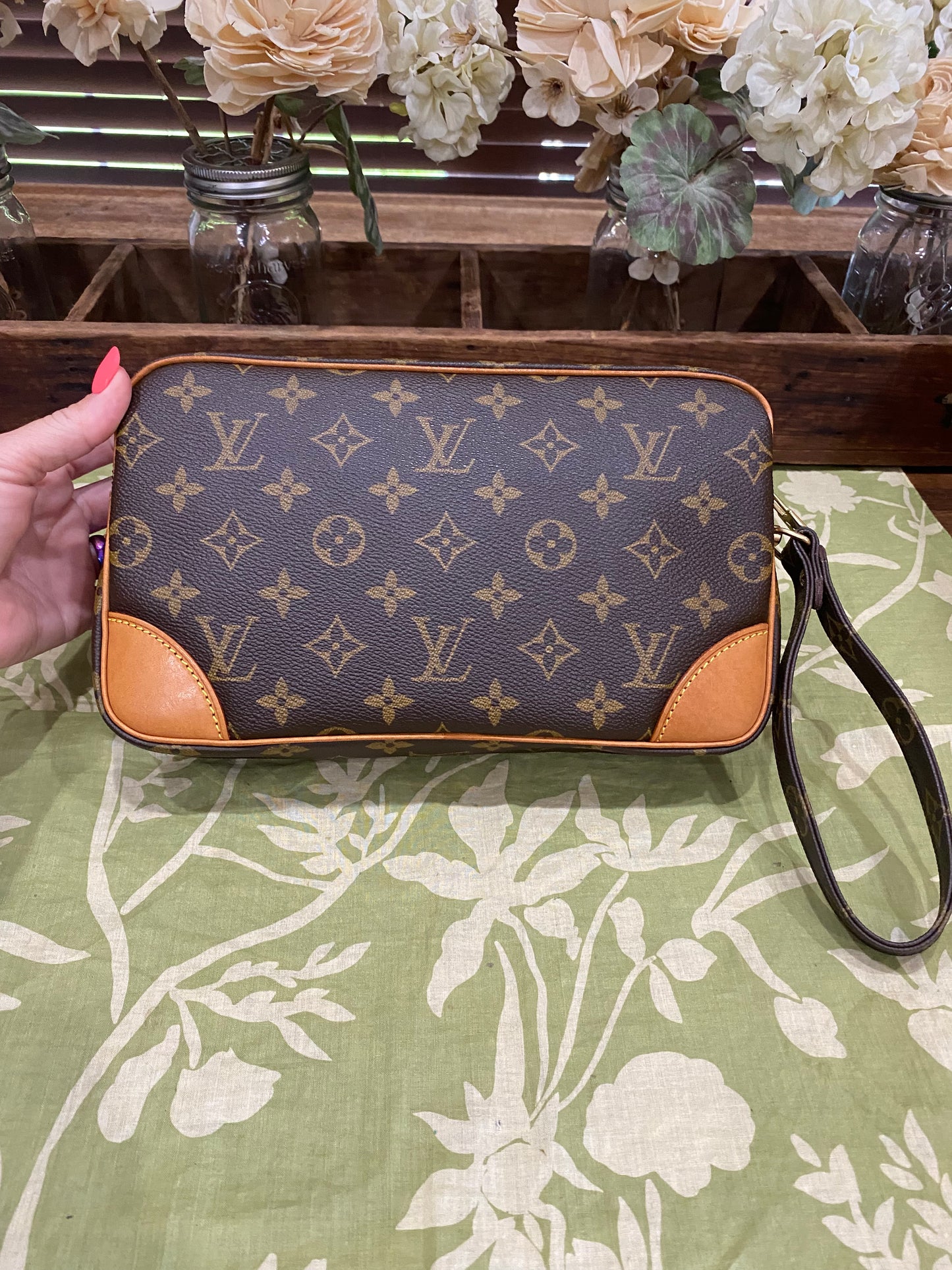 Vintage Marly Dragonne Wristlet Clutch