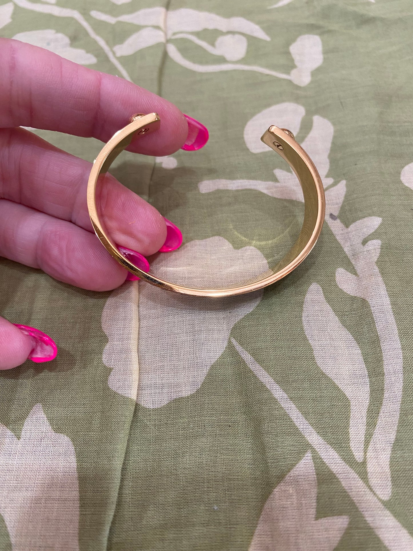 Monogram Jonck Wild Bangle Cuff Bracelet