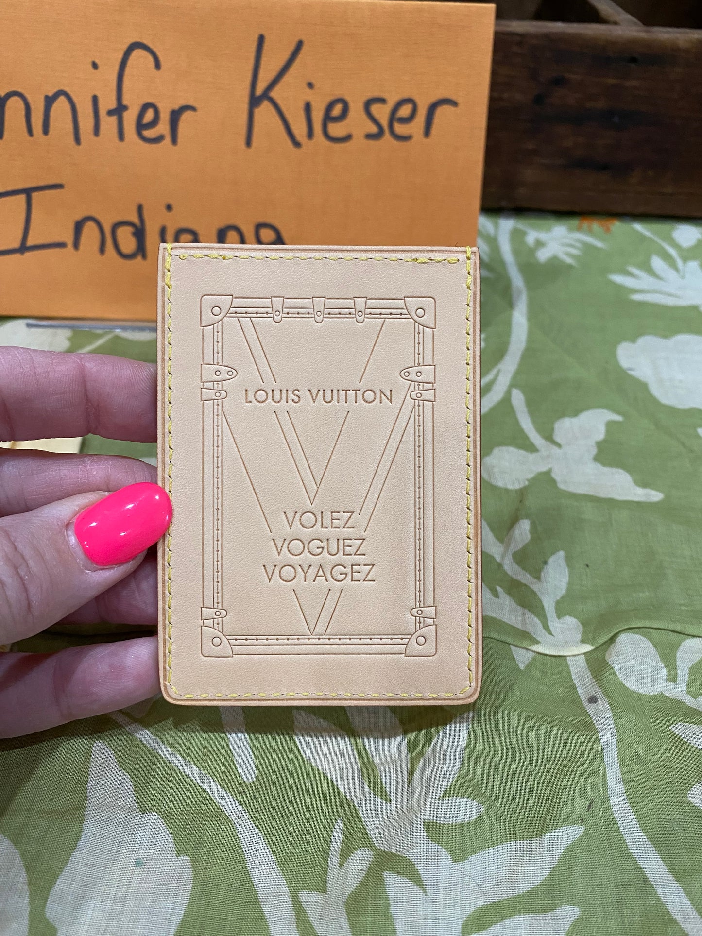 Vachetta Credit Card Case