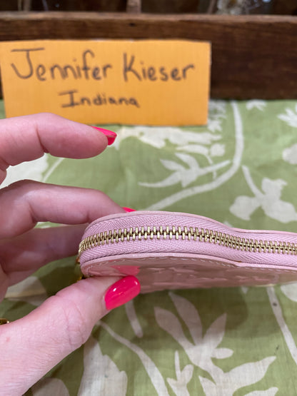 Pink Vernis Heart Coin Purse/Bag Charm