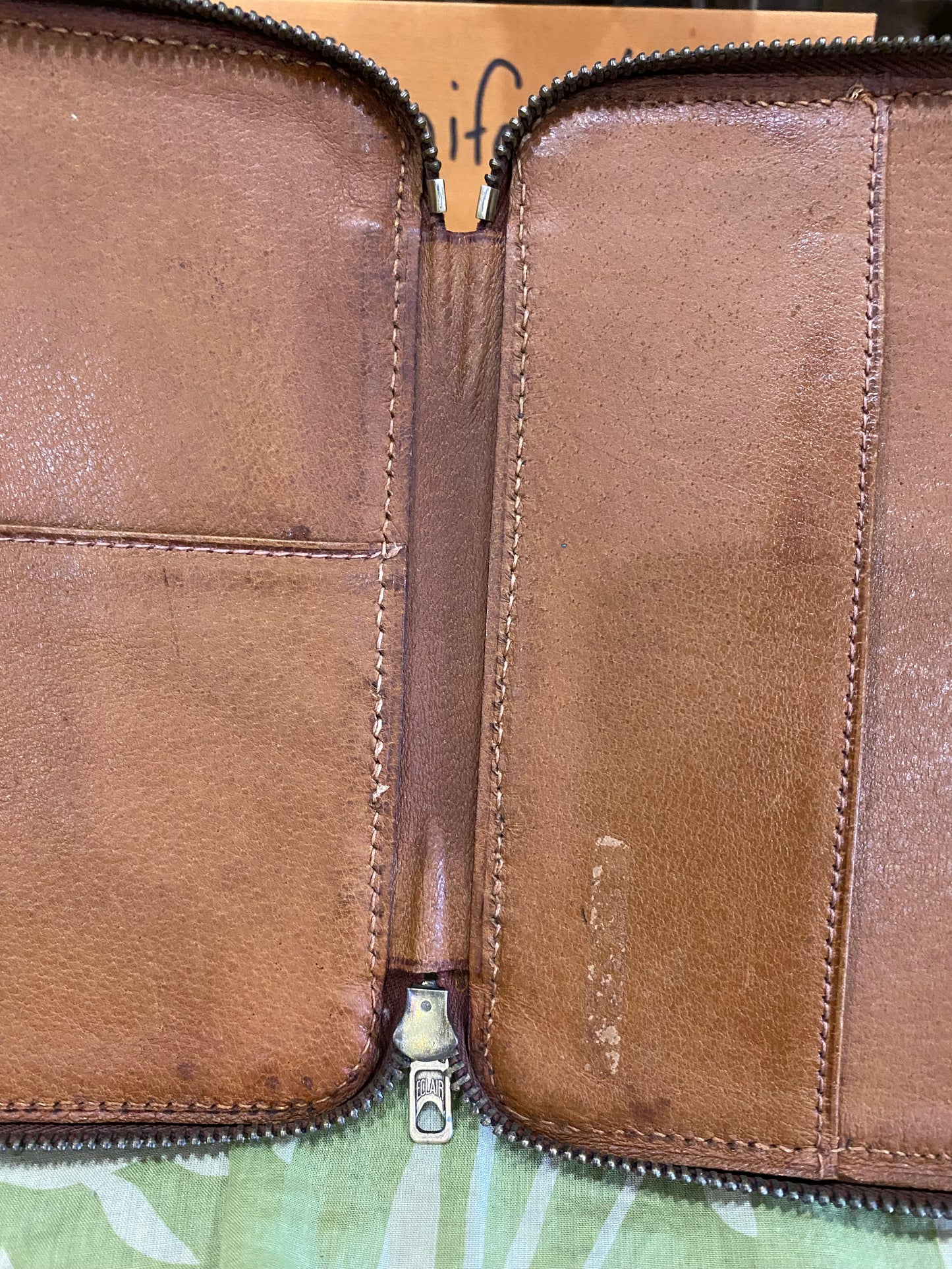 Vintage Zip Around Passport Cover